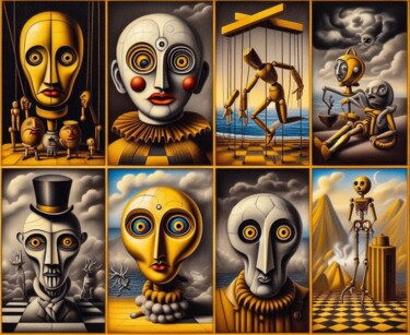 Digital Arts titled "PUPPETZ 020" by Karavix, Original Artwork, AI generated image