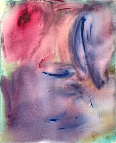Painting titled "The Gentle Glow of…" by Evgenia Makarova, Original Artwork, Oil Mounted on Wood Stretcher frame