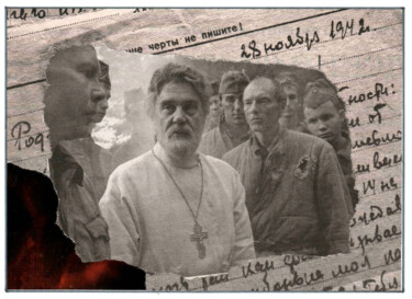 In a war like in a war Collages intitulée "In a war like in a…" par Aleksei Zuev, Œuvre d'art originale, Collages