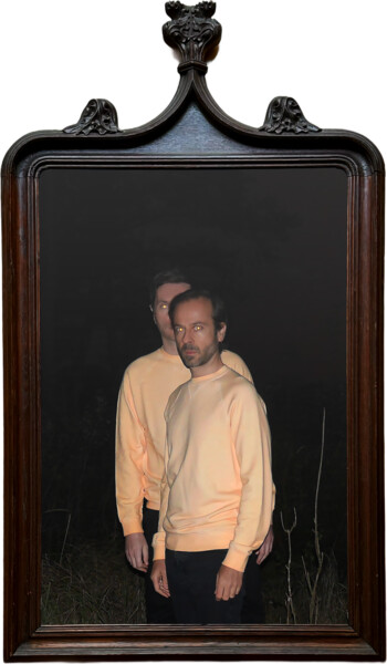 Fotografie getiteld "Autoportrait iconiq…" door Aurelien Franck, Origineel Kunstwerk, Digitale fotografie Gemonteerd op Fram…