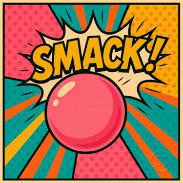 "Smack !" başlıklı Tablo Ds 26 tarafından, Orijinal sanat, Akrilik