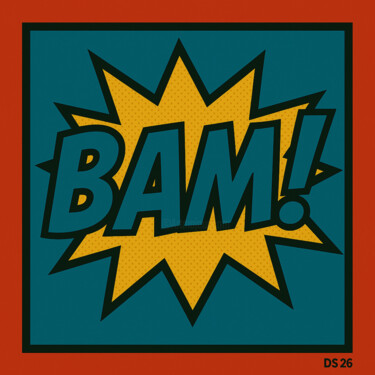 绘画 标题为“BAM!” 由Ds 26, 原创艺术品, 丙烯
