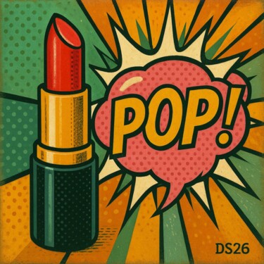"Pop Lip Stick" başlıklı Tablo Ds 26 tarafından, Orijinal sanat, Dijital Resim