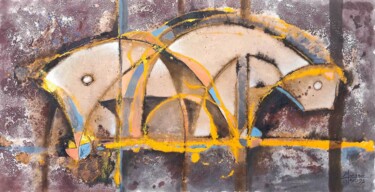 Pittura intitolato "Rostros" da Francisco Muñoz Tejeida, Opera d'arte originale, Acrilico
