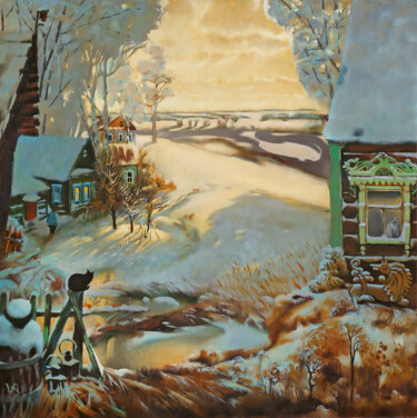 "Serenity II" başlıklı Tablo Sultan Aubekerov tarafından, Orijinal sanat, Petrol