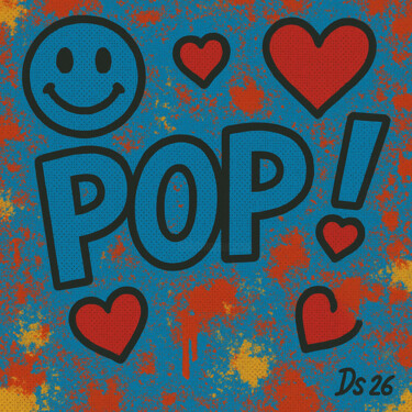"Pop Lovers" başlıklı Tablo Ds 26 tarafından, Orijinal sanat, Dijital Resim