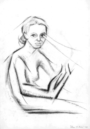 제목이 "From the series of…"인 그림 Jelena Stojkovic Miric로, 원작, 흑연