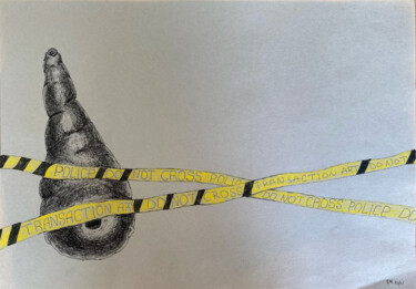 Drawing titled "ohuw \ Puceau - {$M}" by Leni Smoragdova, Original Artwork, Marker