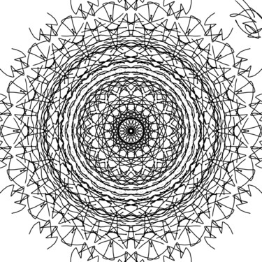 Desenho intitulada "flower" por Rubens Sousa Facundes, Obras de arte originais, Pintura digital