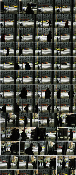 !%^9 / 60 seconds in the NY - {$M} Fotografie getiteld "!%^9 / 60 seconds i…" door Leni Smoragdova, Origineel Kunstwerk, Film fotografie Gemonteerd op Aluminium
