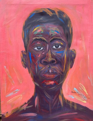 Pittura intitolato "Focus" da Timothy Olaniyi, Opera d'arte originale, Acrilico