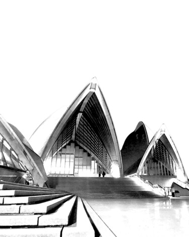 Fotografia intitulada "OPERA DE SYDNEY" por Valerie A., Obras de arte originais, Fotografia digital