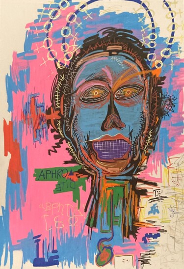 Peinture intitulée "Aphrodite" par Cecily-Rose Ceillam, Œuvre d'art originale, Marqueur