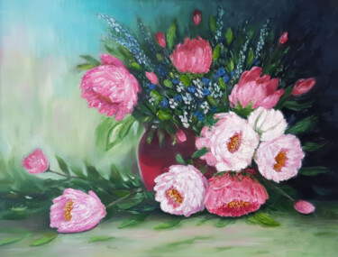 Blossom Peinture intitulée "Blossom" par Sultan Aubekerov, Œuvre d'art originale, Huile