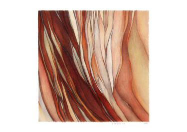 Drawing titled "dessins 25x25 #35" by Marie-Pascale Corcuff, Original Artwork, Pencil