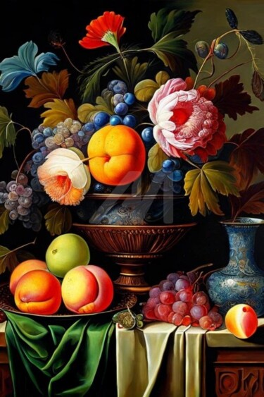 数字艺术 标题为“Still life 54” 由Georgii Stepanov, 原创艺术品, 数字油画