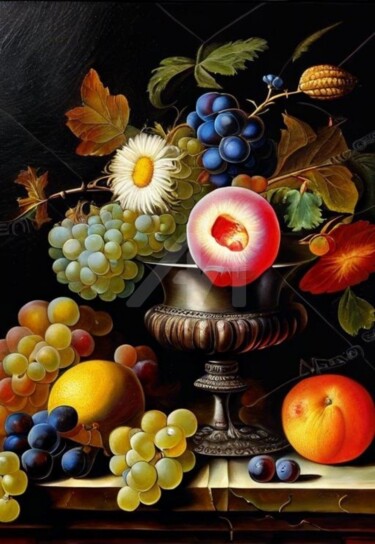 数字艺术 标题为“Still life 55” 由Georgii Stepanov, 原创艺术品, 数字油画