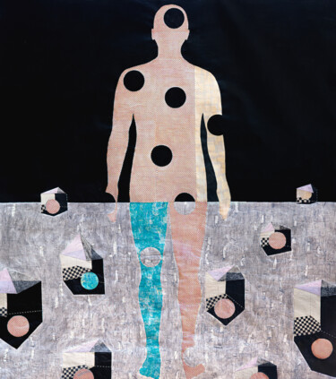 The Other, the same (L'Altro. lo stesso) Collages titled "The Other, the same…" by Chiara Criniti, Original Artwork, Acrylic