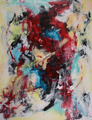 绘画 标题为“Abstract - J1 - 202” 由Peter Kilb, 原创艺术品, 丙烯