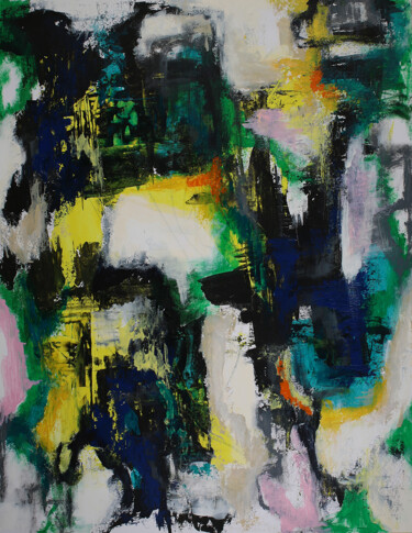 绘画 标题为“Abstract - J1 - 204” 由Peter Kilb, 原创艺术品, 丙烯