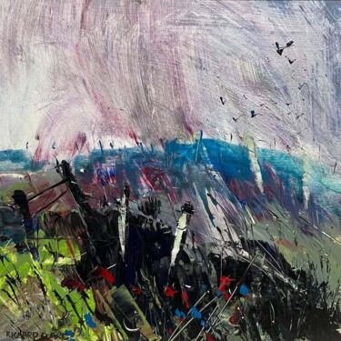 Pittura intitolato "Moorland Birds" da Richard Clare, Opera d'arte originale, Acrilico Montato su Telaio per barella in legno