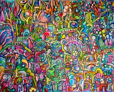 "Believe in good" başlıklı Tablo Danjela Möller tarafından, Orijinal sanat, Akrilik Ahşap Sedye çerçevesi üzerine monte edil…