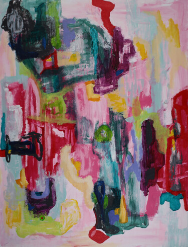 Abstract - J1 - 205 绘画 标题为“Abstract - J1 - 205” 由Peter Kilb, 原创艺术品, 丙烯