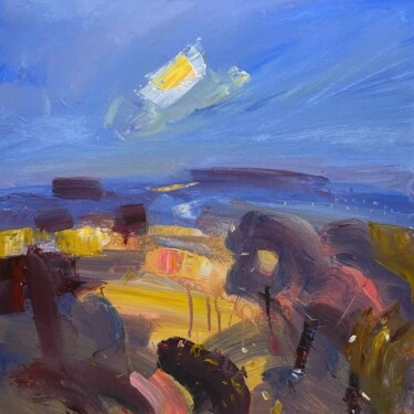 "Sun Kissed Fields" başlıklı Tablo Richard Clare tarafından, Orijinal sanat, Akrilik Ahşap Sedye çerçevesi üzerine monte edi…