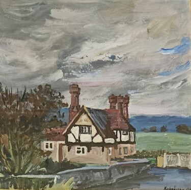 "Cottage, Surrey" başlıklı Tablo Lena Kurovska tarafından, Orijinal sanat, Akrilik