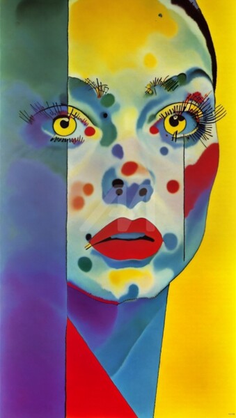 数字艺术 标题为“Eyes 5” 由Georgii Stepanov, 原创艺术品, 数字油画