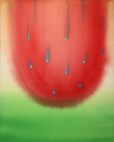 Painting titled "Sweet Chromatics –…" by Evgenia Makarova, Original Artwork, Acrylic Mounted on Wood Stretcher frame