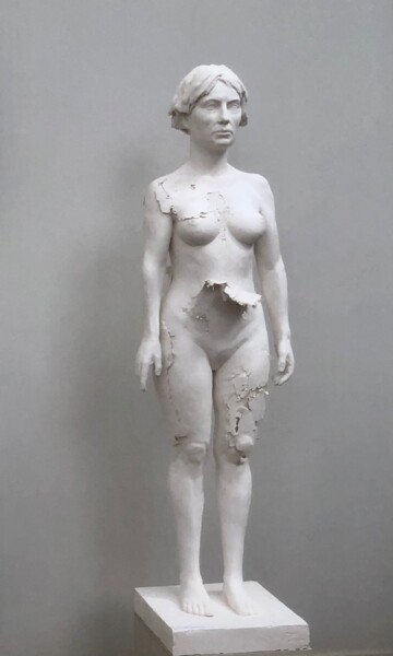 Scultura intitolato "La Mue 3" da Guillaume Werle, Opera d'arte originale, Gesso