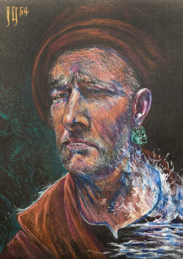 图画 标题为“D'après Dürer” 由Louis Lapointe, 原创艺术品, 铅笔