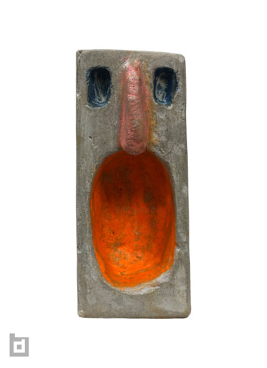 Sculptuur getiteld "PULIST BRUTALIST FA…" door Paolo Castagna (Brutalist Design), Origineel Kunstwerk, Cement