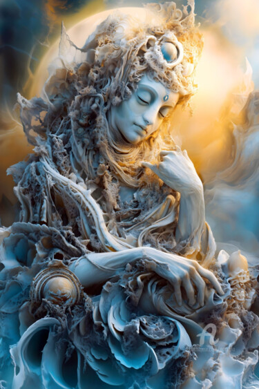 Arte digitale intitolato "Meditation" da Artcypia, Opera d'arte originale, Immagine generata dall'IA