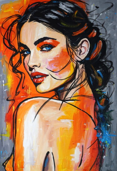 Before I leave here Peinture intitulée "Before I leave here" par Stach, Œuvre d'art originale, Acrylique Monté sur Châssis en bois