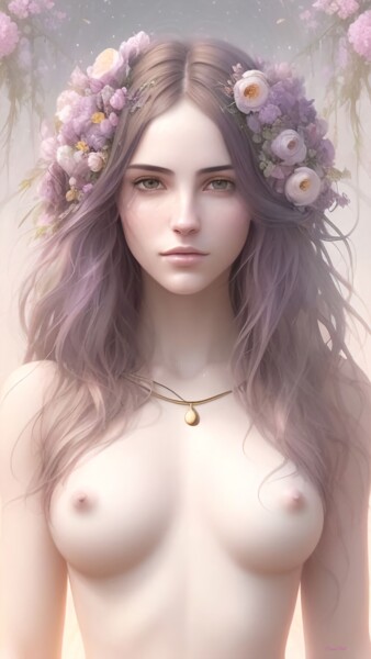 数字艺术 标题为“Eternal Beauty 2 -…” 由Cosmicphil1, 原创艺术品, 数字油画