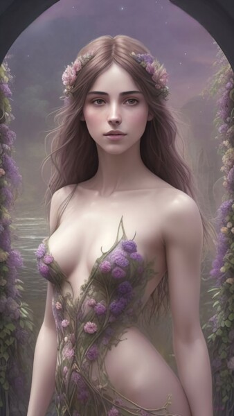 数字艺术 标题为“Eternal Beauty 2 -…” 由Cosmicphil1, 原创艺术品, 数字油画