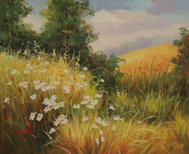 Sunlit Symphony Картина под названием "Sunlit Symphony" - Anton Soldatov, Подлинное произведение искусства, Акрил