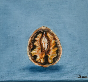 Peinture intitulée "Walnut" par Tanya Shark, Œuvre d'art originale, Huile