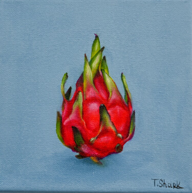 Schilderij getiteld "Dragon" door Tanya Shark, Origineel Kunstwerk, Olie