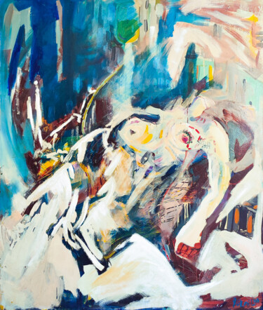 Operation Peinture intitulée "Operation" par Göknil Gümüş Sungurtekin, Œuvre d'art originale, Huile
