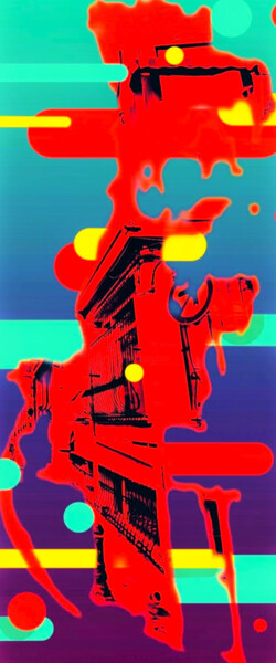 Prenten & gravures getiteld ""Absolutely infinit…" door Banu Muazzez Arpalı, Origineel Kunstwerk, 2D Digital Work