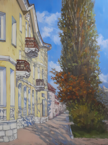 Sunlit Serenity Картина под названием "Sunlit Serenity" - Sultan Aubekerov, Подлинное произведение искусства, Масло