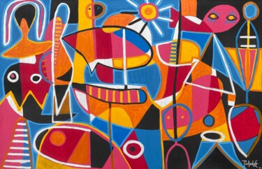 Sol de medio día 绘画 标题为“Sol de medio día” 由Enrique Pichardo, 原创艺术品, 丙烯