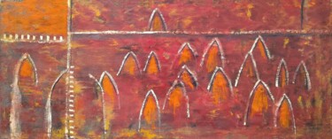 Montes sagrados 绘画 标题为“Montes sagrados” 由Francisco Muñoz Tejeida, 原创艺术品, 彩瓦