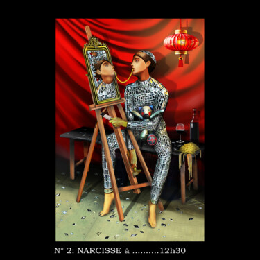 数字艺术 标题为“N° 2 ........" NARC…” 由Philippe Renou, 原创艺术品, 数字拼贴