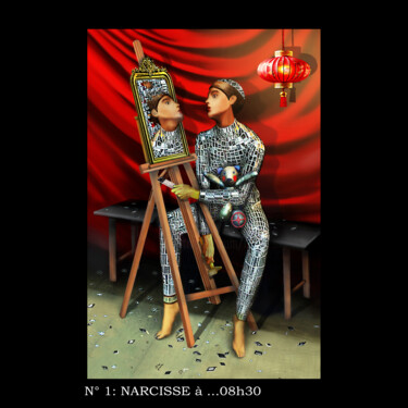 数字艺术 标题为“N° 1 ........" NARC…” 由Philippe Renou, 原创艺术品, 数字拼贴