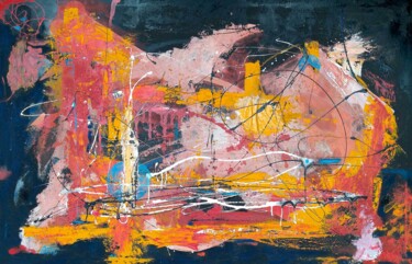 Emoción intensa Pittura intitolato "Emoción intensa" da Francisco Muñoz Tejeida, Opera d'arte originale, Acrilico