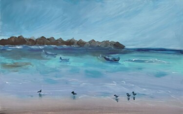 Serenity Painting Картина под названием "Serenity Painting" - Sultan Aubekerov, Подлинное произведение искусства, Масло